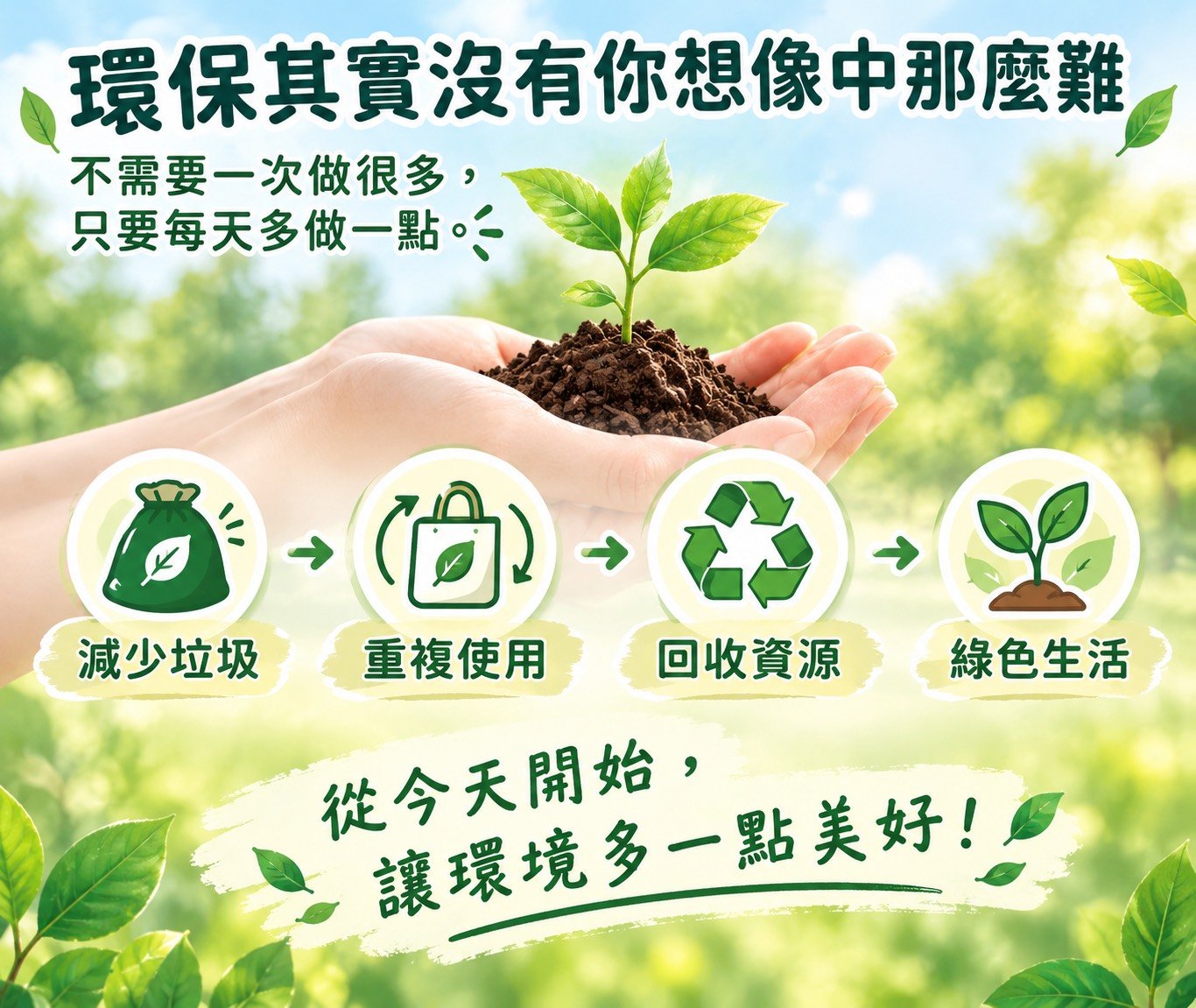 環保其實沒有你想像中那麼難